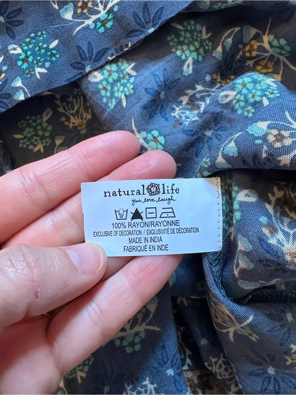 NWT | NATURAL LIFE | Sara Embroidered Floral Dress | XS - Picture 7 of 7